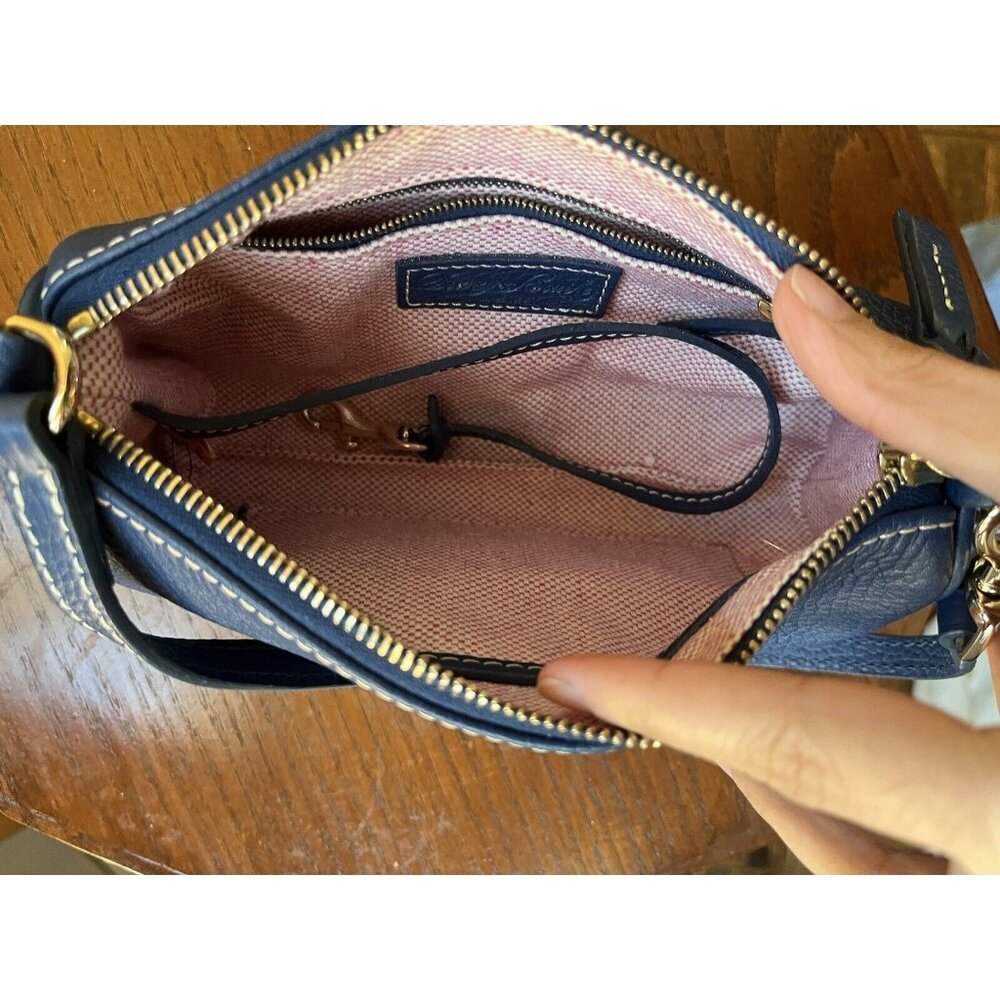 Dooney & Bourke Blue Mini Wallet Wrist Bag - Picture 6 of 8